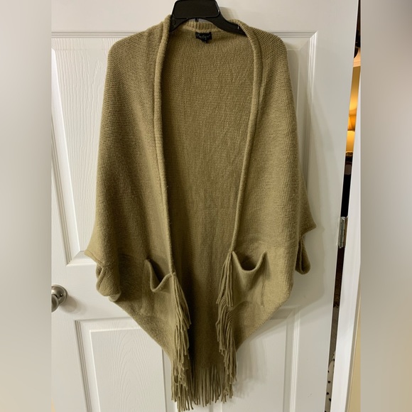 Sweater Poncho - worn once. - Picture 1 of 3